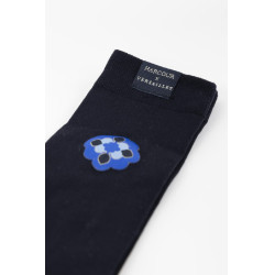 Chaussettes Harcour x Versailles Alienor Marine / versaille bleu