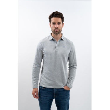 Polo Harcour Malik Gris chiné Polo Harcour Malik Gris chiné