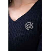 Pull Harcour x Versailles Antoinette Marine Bleu marine Pull Harcour x Versailles Antoinette Marine Bleu marine