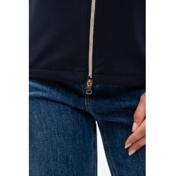 Veste Harcour x Versailles Bernadette Marine Bleu marine Veste Harcour x Versailles Bernadette Marine Bleu marine