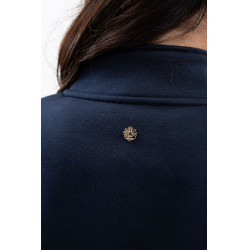 Sweat Zip Harcour x Versailles Louise Marine Bleu marine Sweat Zip Harcour x Versailles Louise Marine Bleu marine