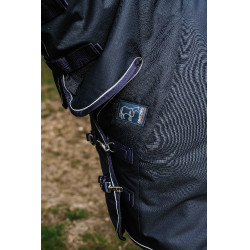 Couverture d'extérieur Equithème Anatomic combo 1200 D Marine Bleu marine Couverture d'extérieur Equithème Anatomic combo 1200 D Marine Bleu marine