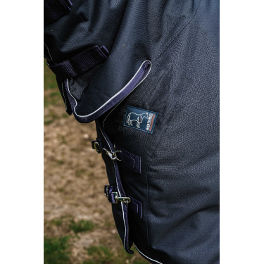 Couverture d'extérieur Equithème Anatomic combo 1200 D Marine Bleu marine Couverture d'extérieur Equithème Anatomic combo 1200 D Marine Bleu marine