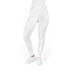 Legging à fond silicone Equithème Alizé femme Blanc