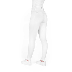 Legging à fond silicone Equithème Alizé femme Blanc