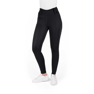 Legging à fond silicone Equithème Alizé femme Noir Legging à fond silicone Equithème Alizé femme Noir