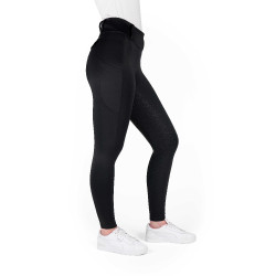 Legging à fond silicone Equithème Alizé femme Noir Legging à fond silicone Equithème Alizé femme Noir