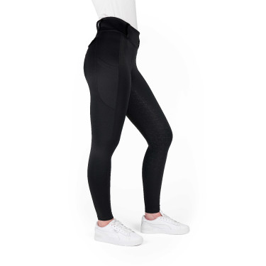Legging à fond silicone Equithème Alizé femme Noir Legging à fond silicone Equithème Alizé femme Noir