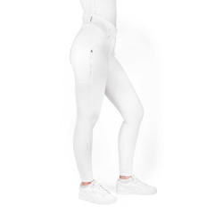 Pantalon Equithème Mila femme Blanc