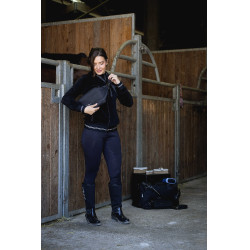 Pochette Je t'aime Equithème + Porte monnaie Noir Pochette Je t'aime Equithème + Porte monnaie Noir