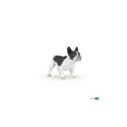 Figurine Bouledogue français noir et blanc Papo