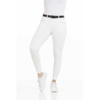 Pantalon Equithème Claudine fond silicone Blanc Pantalon Equithème Claudine fond silicone Blanc