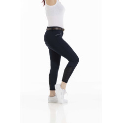 Pantalon Equithème Claudine fond silicone Bleu marine Pantalon Equithème Claudine fond silicone Bleu marine