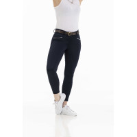 Pantalon Equithème Claudine fond silicone Bleu marine Pantalon Equithème Claudine fond silicone Bleu marine