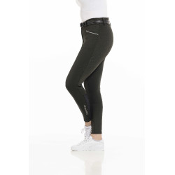 Pantalon Equithème Claudine fond silicone Vert foncé
