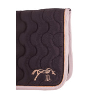Tapis de selle Pénélope Diamant Noir / rose gold Tapis de selle Pénélope Diamant Noir / rose gold