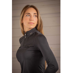 Polo Pénélope Techpy Noir Polo Pénélope Techpy Noir