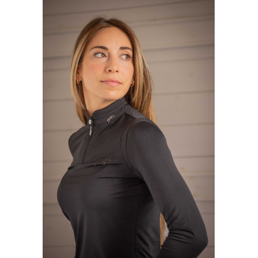 Polo Pénélope Techpy Noir Polo Pénélope Techpy Noir