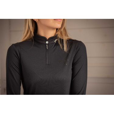 Polo Pénélope Techpy Noir Polo Pénélope Techpy Noir