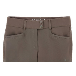Pantalon Equithème Originals Jessie Taupe Marron Pantalon Equithème Originals Jessie Taupe Marron