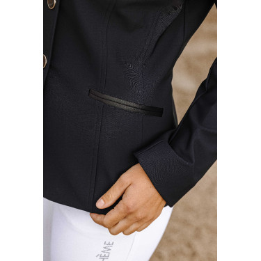 Veste de concours Equithème Sydney femme Noir Veste de concours Equithème Sydney femme Noir