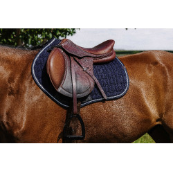 Tapis de selle Equithème Eclat Marine Bleu marine
