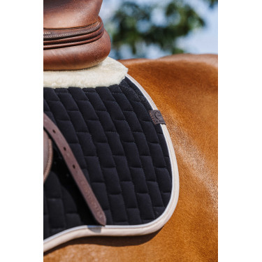 Tapis de selle Equithème Dinard Noir Tapis de selle Equithème Dinard Noir