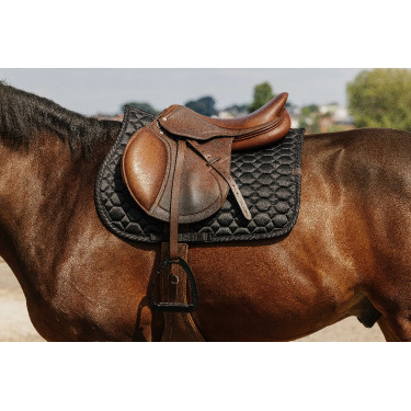 Tapis de selle Equithème Pretty Noir Tapis de selle Equithème Pretty Noir