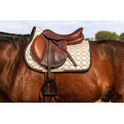 Tapis de selle Equithème Pretty Beige