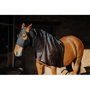 Protection de cou intégral Equithème Lycra/Mesh Noir Protection de cou intégral Equithème Lycra/Mesh Noir