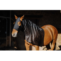 Protection de cou intégral Equithème Lycra/Mesh Noir Protection de cou intégral Equithème Lycra/Mesh Noir