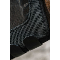 Masque anti-mouches anti-UV Equithème Mesh Noir Masque anti-mouches anti-UV Equithème Mesh Noir