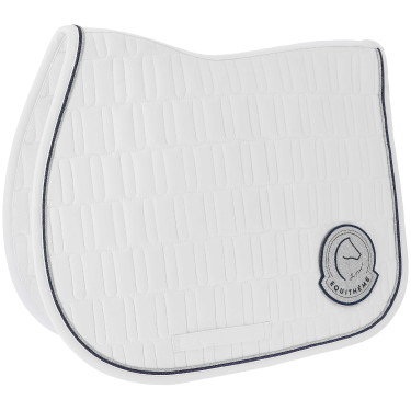 Tapis de selle Je t'aime Equithème Compet Blanc Tapis de selle Je t'aime Equithème Compet Blanc