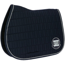 Tapis de selle Je t'aime Equithème Compet Bleu Tapis de selle Je t'aime Equithème Compet Bleu