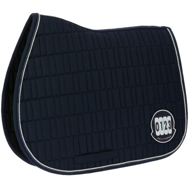 Tapis de selle Je t'aime Equithème Compet Bleu Tapis de selle Je t'aime Equithème Compet Bleu