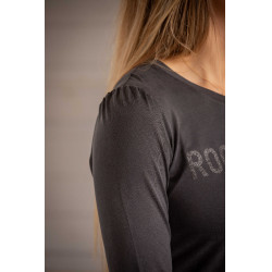 T-shirt Pénélope Lovely manches longues Anthracite Gris T-shirt Pénélope Lovely manches longues Anthracite Gris
