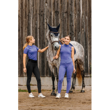 Polo Je t'aime Equithème Alba Violet Polo Je t'aime Equithème Alba Violet