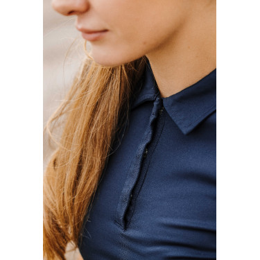 Polo Equithème Originals Agathe Marine Bleu marine Polo Equithème Originals Agathe Marine Bleu marine