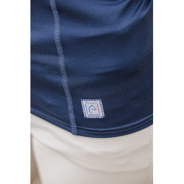 Polo Equithème Originals Agathe Marine Bleu marine Polo Equithème Originals Agathe Marine Bleu marine