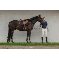 Polo Equithème Victor Marine Bleu marine Polo Equithème Victor Marine Bleu marine