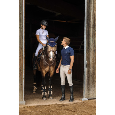 Polo Equithème Victor Marine Bleu marine