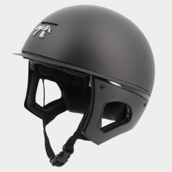 Casque Pénélope visière courte Noir mat