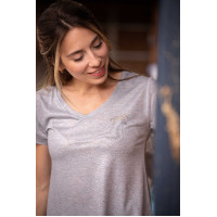 T-shirt Pénélope Juline Gris T-shirt Pénélope Juline Gris