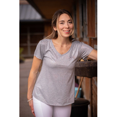 T-shirt Pénélope Juline Gris T-shirt Pénélope Juline Gris