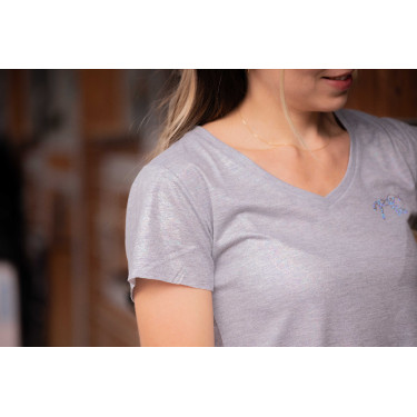 T-shirt Pénélope Juline Gris T-shirt Pénélope Juline Gris