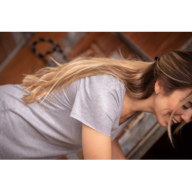 T-shirt Pénélope Juline Gris T-shirt Pénélope Juline Gris