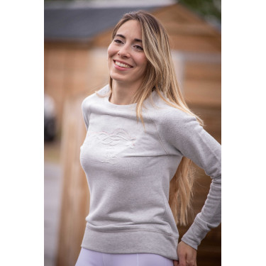 Sweat-shirt Pénélope Ully Gris Sweat-shirt Pénélope Ully Gris