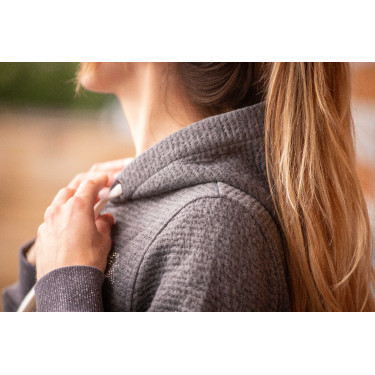 Sweat-shirt Pénélope Tressy Flock Gris