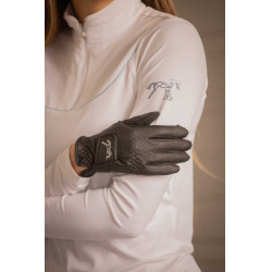 Gants d'équitation Pénélope Lyoni Noir Gants d'équitation Pénélope Lyoni Noir