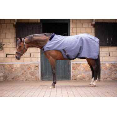 Couverture Walker Wooltouch Paddock Sports Blanc chiné